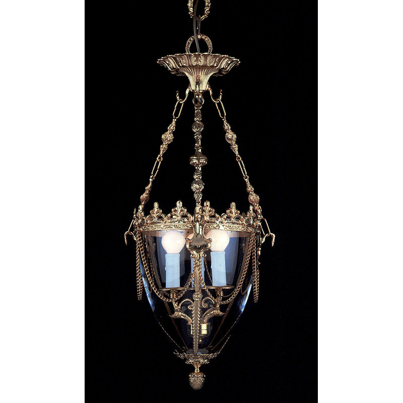 3 - Light Unique Urn Pendant