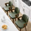 Tabouret de bar et de comptoir pivotant 26 po avec accoudoirs-974876969-1003015840