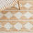 Belbin Natural Fiber Hand Loomed Jute/Wool Southwestern Rug in Ivory/Natural-1131565993