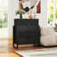 Commode 4 tiroirs cannelée Ebern Designs-1935337365