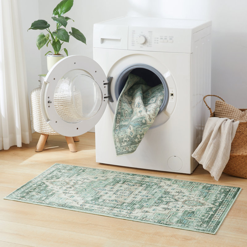 Vintage Look Area Rug, Rectangle 40 x 60 cm