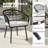 Outdoor 5-Piece Woven Rope Dining Set with Cushions-1249696343-1249696328