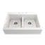 Nuova 34'' L Double Basin Kitchen Sink-491460304