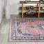 Tapis rose foncé / noir / blanc lavable à la machine Heimar Bohemian-88570944