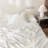 Solayne 100% Washed Cotton Duvet Cover Set with Faux Hemp Texture, Solid Color, Zipper Closure and Corner Ties-111685170-111685171