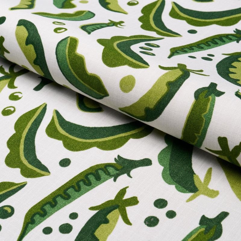 Tissu intérieur / extérieur Schumacher X Studio Bon Sugar Ann, Vert