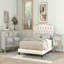 Lit plateforme tapissier Lusia-1983936315