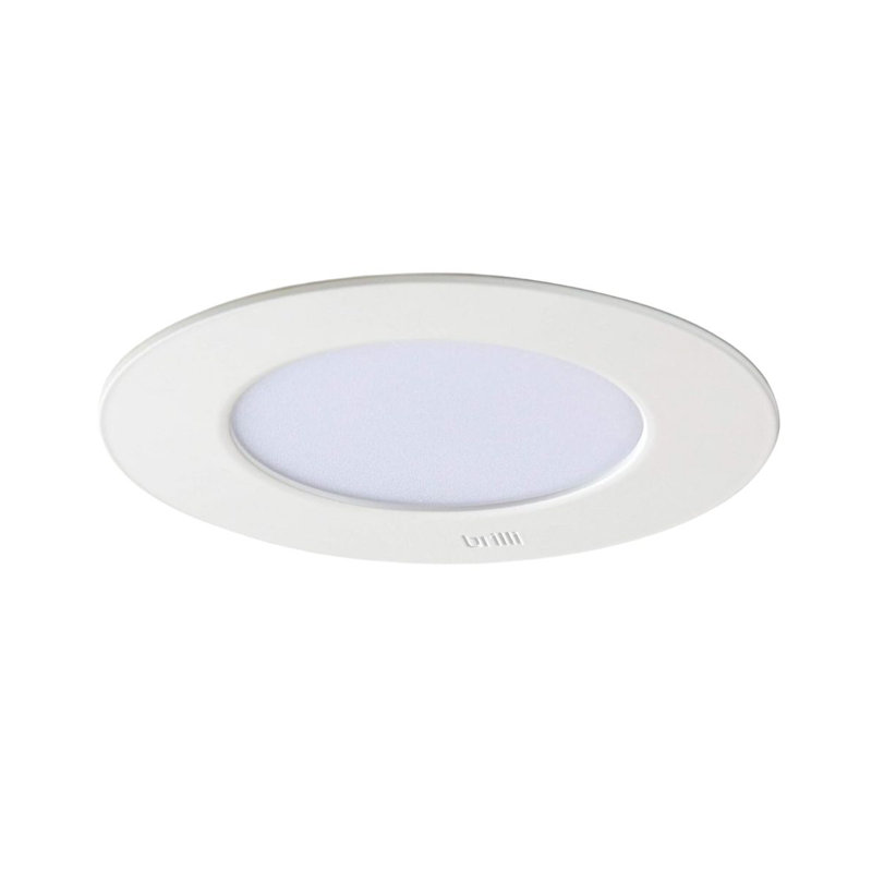 Brilli 4"W "Get in Sync" Color Tunable LED Canless Recessed Downlight Flush Mount Light Fixture, 7.40" H x 7.40" W x 7.40" D