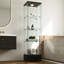 Vitrine moderne en verre avec tiroir-715267129