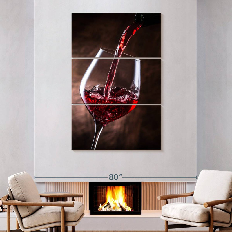 Yarlin Classic Red Wine, 74" H x 48" W