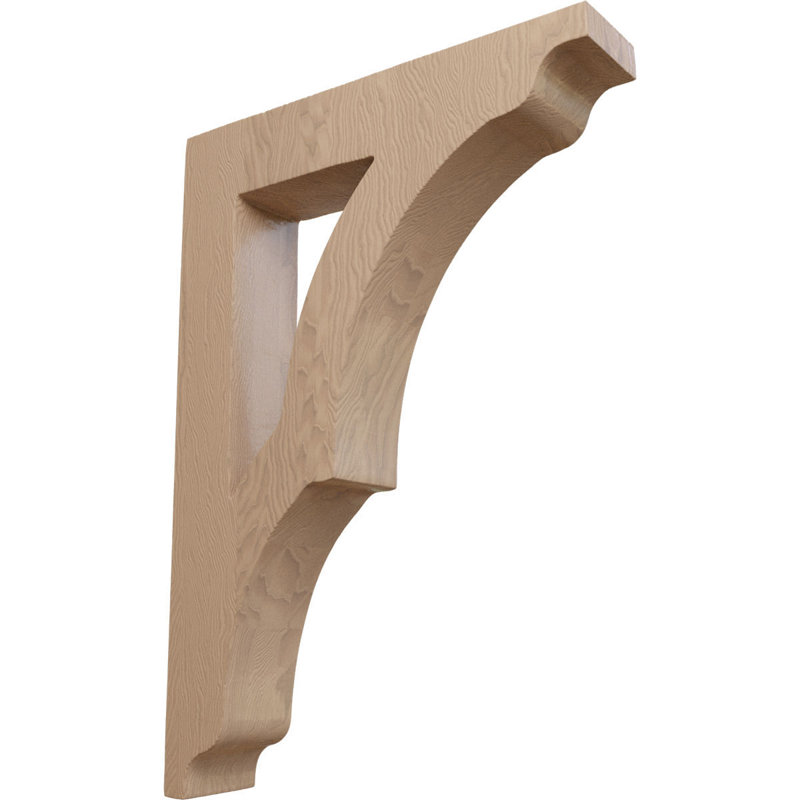 Support en bois Avila, Acajou, H 12 po x l 1,75 po x P 8,5 po