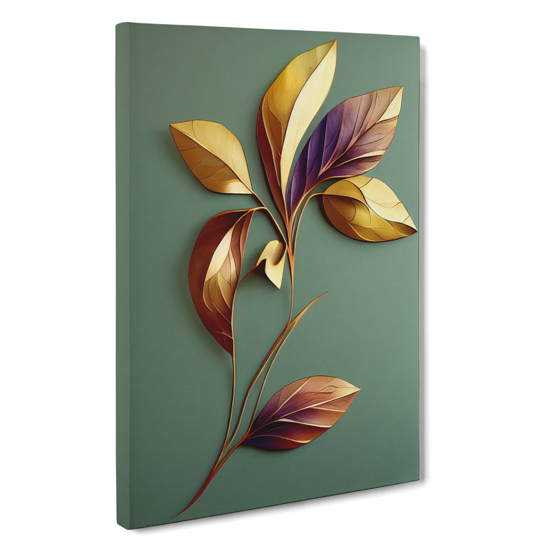The Wonderful Leaves - Wrapped Canvas, 50cm H x 35cm W x 3cm D