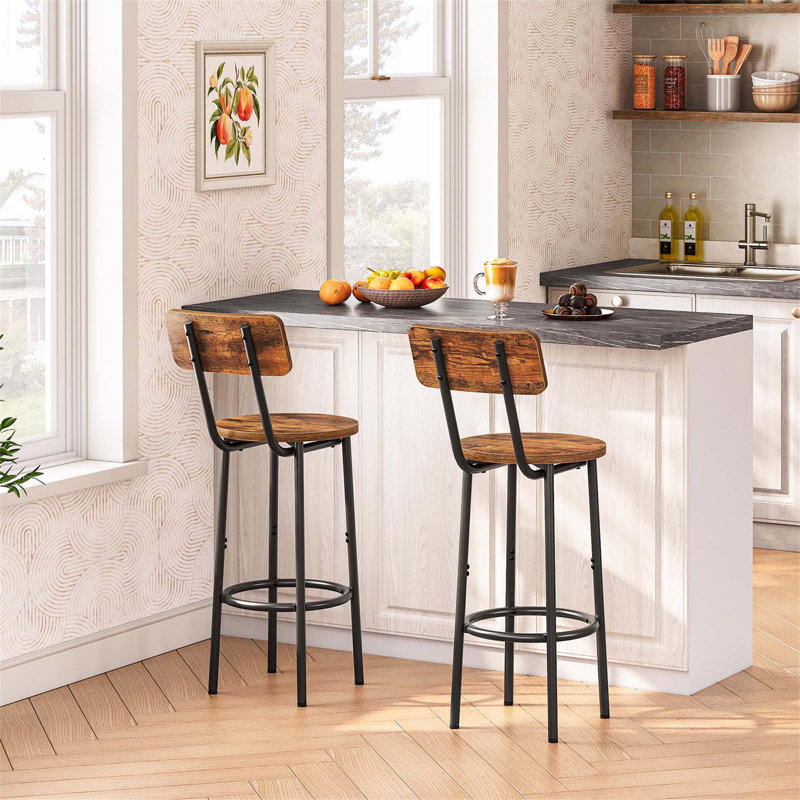 Bigvai Counter Stool with Metal Frame