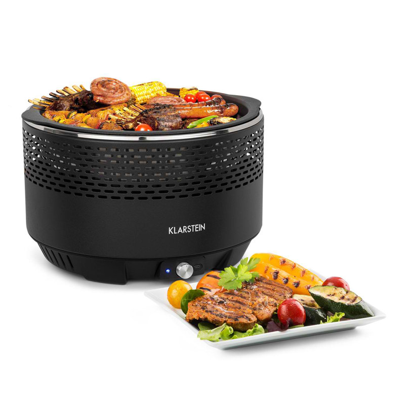 Klarstein Micro-Q 34cm W Portable Grills Charcoal Grill