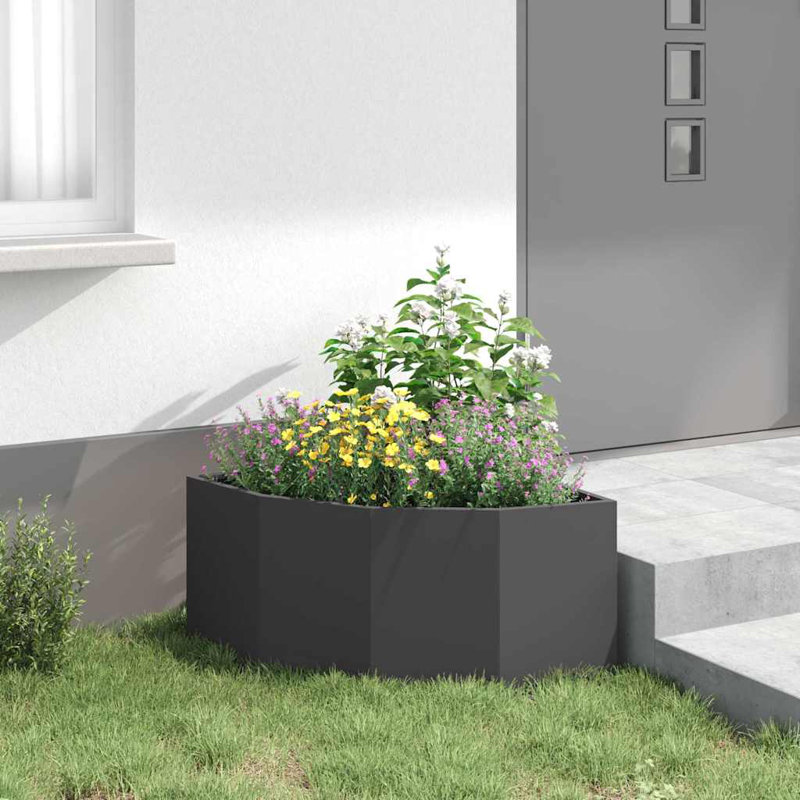 Planter Box, Black, 35cm H x 60cm W x 60cm D