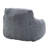 Compression 38"W Corduroy Fabric Bean Bag Chair Memory Foam Filled-123804669