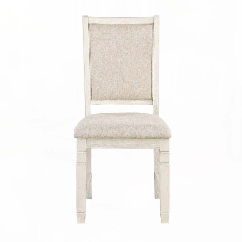 Chaise de salle à manger, Blanc antique