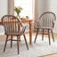 Chaises de salle à manger en bois massif avec accoudoirs de 24 po de large Hughes Hughes-125524743
