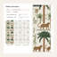 Papier peint guépard tropical avec palmiers et jungle-776289681