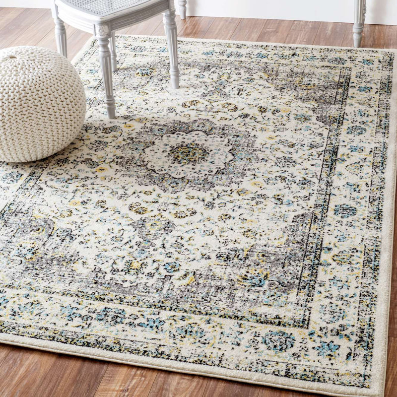 Oriental Area Rug, Rectangle 61 x 91cm