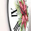 Horloge murale traditionnelle Holly Mistletoe Berries & Christmas Fir Branch III-60281339