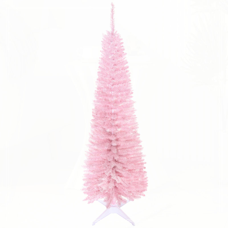 Arbre de Noël artificiel rose 5 pi