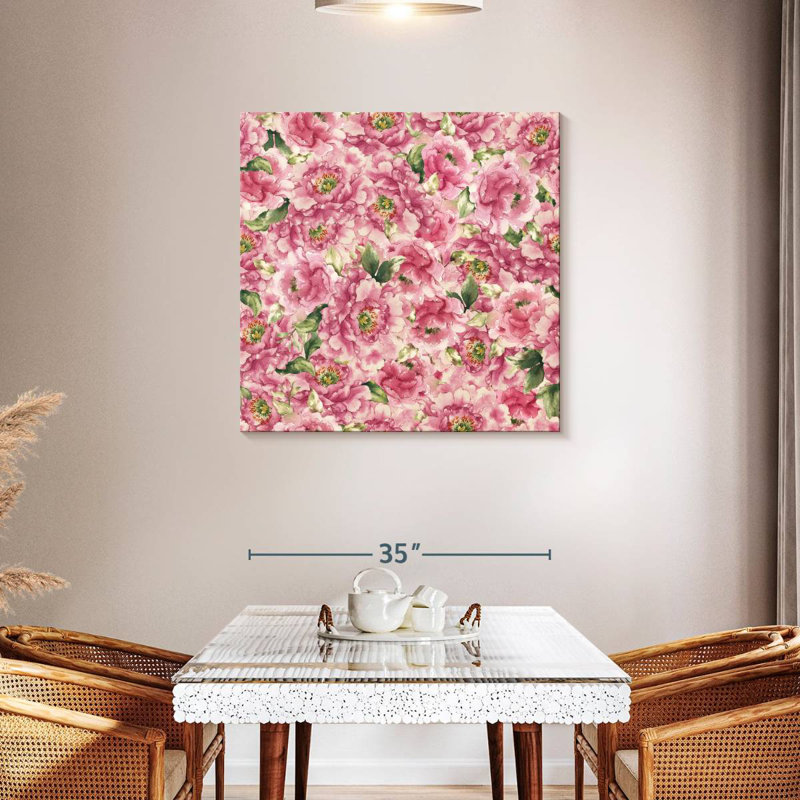 Bloom Pattern, 36" H x 36" W