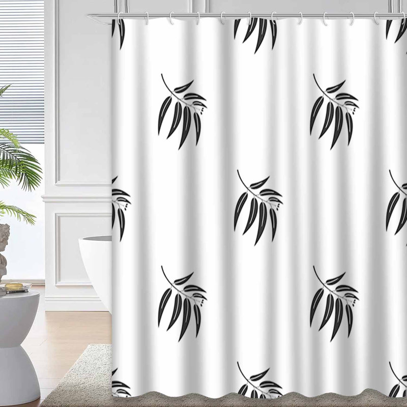 Rideau de douche Eucalyptus, L 72 po x l 78 po