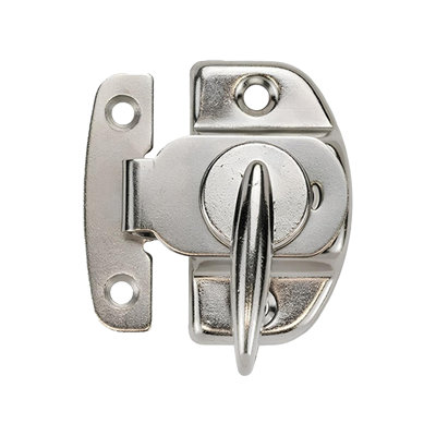Verrou Brixwell 50-658a avec garde-corps, finition plaquée chrome