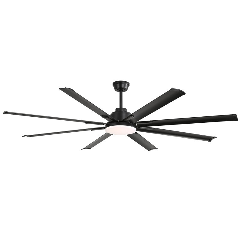 HOMLUX 72" Ceiling Fan With LED Lights & Remote Control