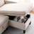 78.35" Cotton Linen L-Shaped Sofa-801922015