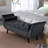 Velvet Upholstered Storage Bench-1372117905