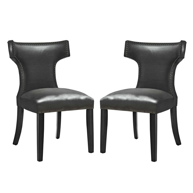 Chaise courbée en carbone Carbon Loft, Noir
