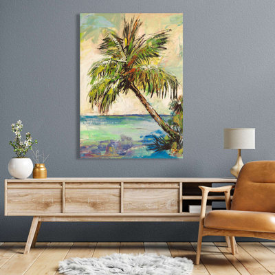 Palm Trees In The Sun II by Luigi Florio - Wrapped Canvas Print