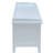 Flavius Rattan & White Finish Bench With Storage