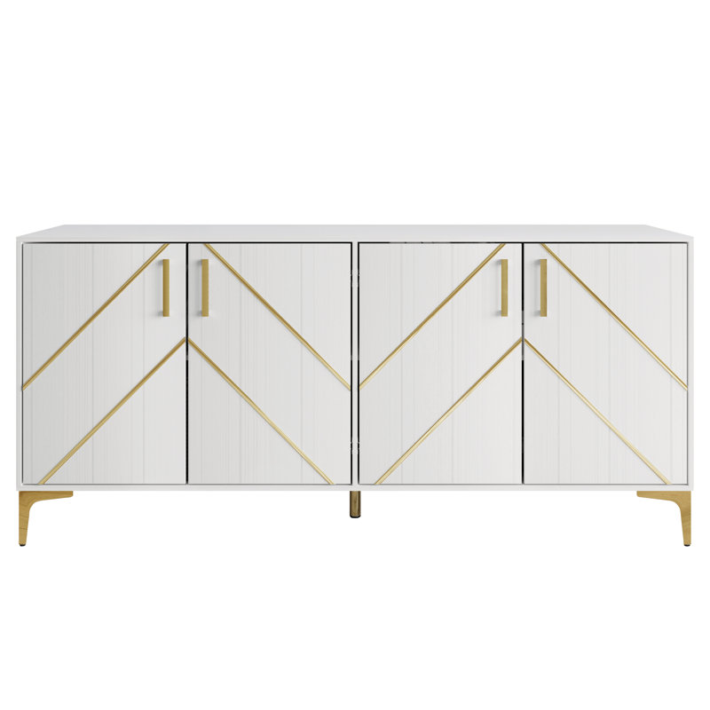 Sideboard In White, Blanc