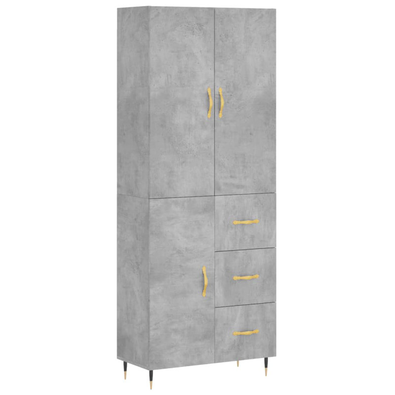 69.5cm Sideboard, Concrete Grey