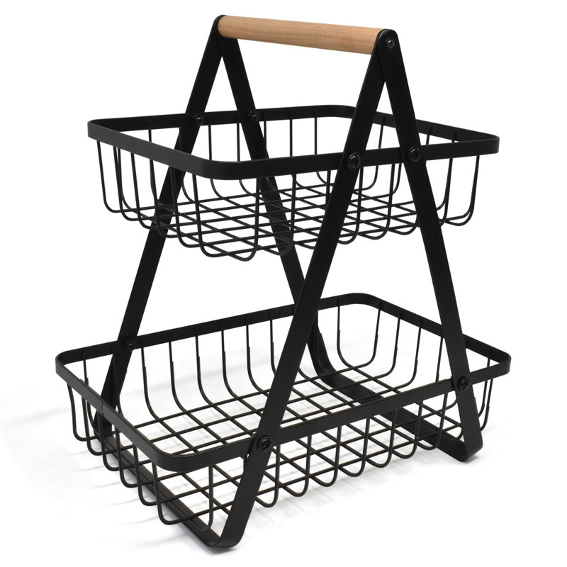 Brayden Studio Metal Fruit Basket