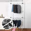 Isak Single Telescopic Clothes Rack Wardrobe Organiser Hanging Rail Adjustable Storage-881338833