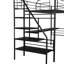 Structure de lit simple en métal avec bureau Kirkendall
