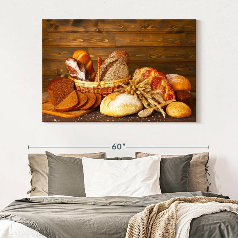 Bread Assortment Canvas Print, 34" H x 51" W x 1.25" D