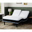 Grand matelas à plateau divisé avec mousse à mémoire de forme aérée ventilée 2 po - marbre 12 et tissu rafraîchissant-1015830992
