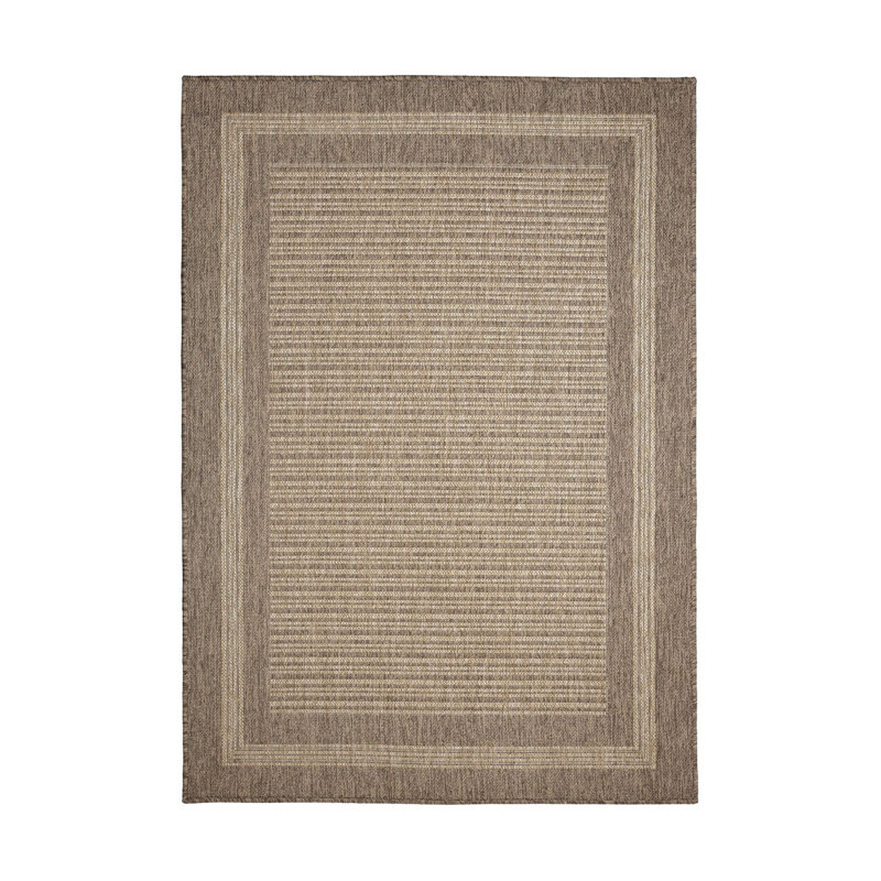 GEL BACKED BORDER LATTE 160/225cm, Rectangle 160 x 225 cm