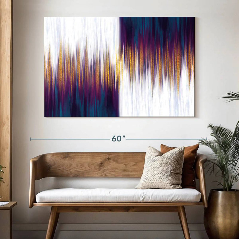 Avery Opposite Paint Drips, 34" H x 51" W