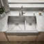 Strive 35.5" x 21.25 Self-Trimming SmartDivide Undermount Double-Bowl Kitchen Sink