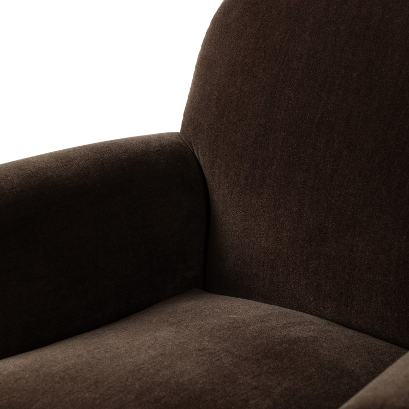 Draper Upholstered Chair, Monte Chocolate