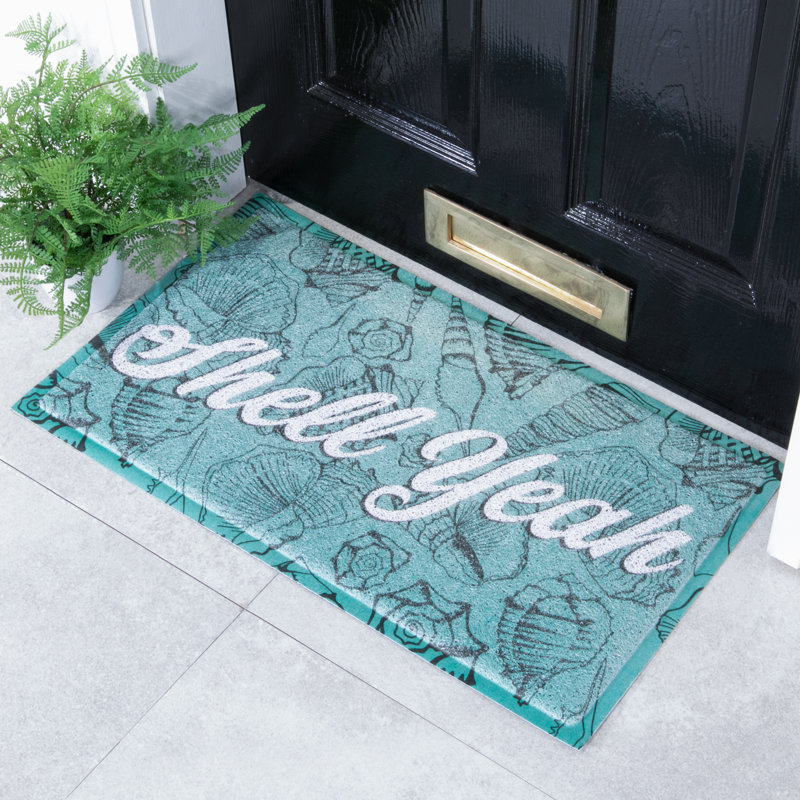 Maubray Non-Slip Floral Indoor Doormat