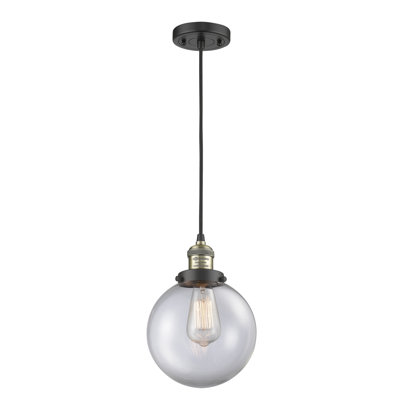 Luminaire suspendu sphère 1 lumière Clementina