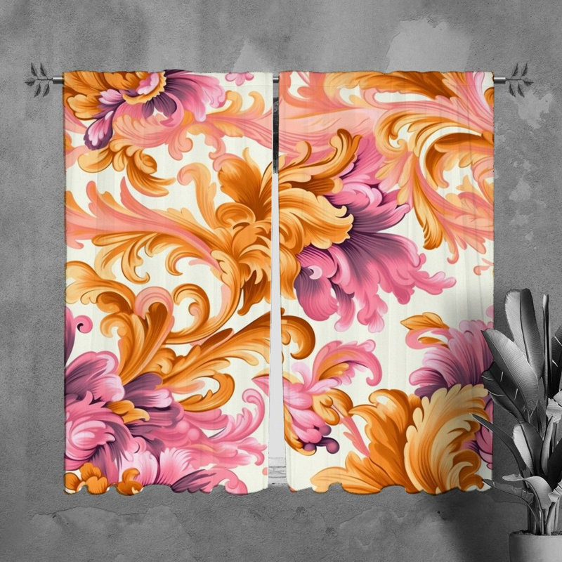 Paire de rideaux obscurcissant en polyester Crowson, L 40 po x L 61 po