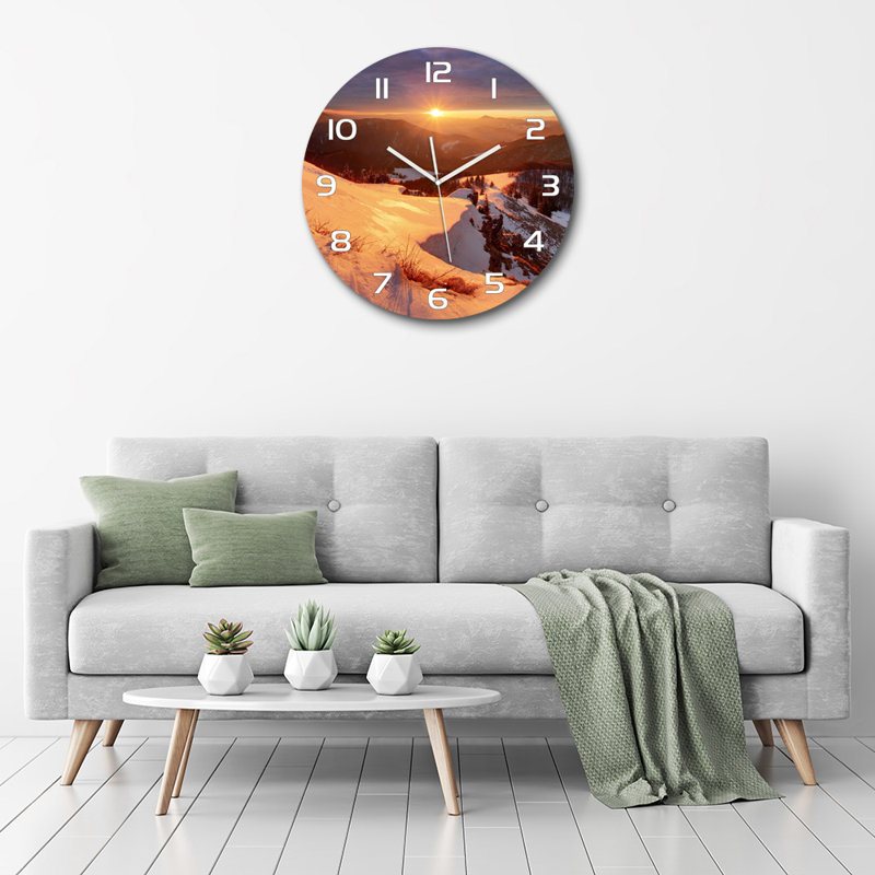 Jhaki Glass Wall Clock
